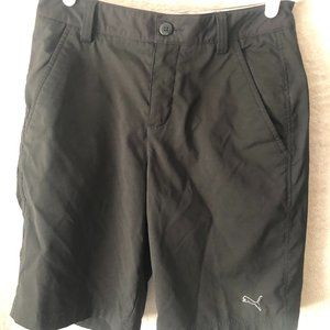 Men's Puma Black Golf Shorts - New - Size 28 Waist!